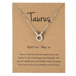 🆕Taurus Zodiac Astrology Pendant Necklace